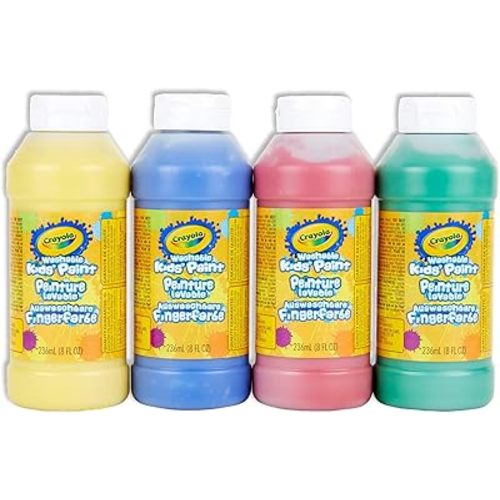 Crayola 4-Count of 236 ml Washable Paint Arts & Crafts