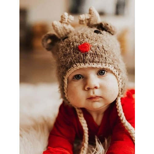 Knit Hat, Rudolph