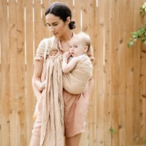 WildBird Wildbird x Babylist Linen Ring Sling - Nava, Standard 74"