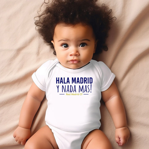 Real Madrid Onesie | Hala Madrid Y Nada Mas! | Soccer Onesie | Real Madrid CF