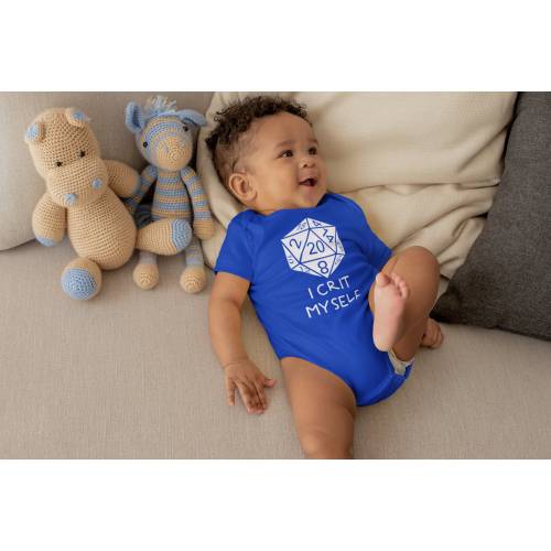 Dnd Baby Shirt- "I Crit Myself"