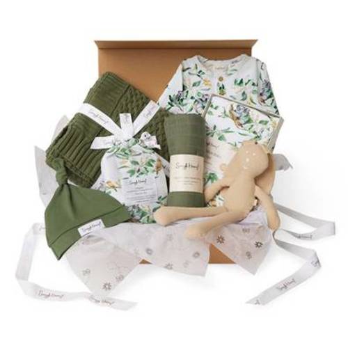 Dusty Olive Organic Muslin Wrap | Snuggle Hunny
