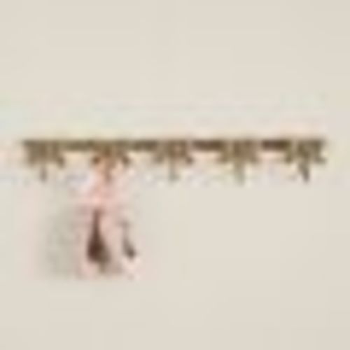 Cast Brass Hook Rack, Ava Ribbon