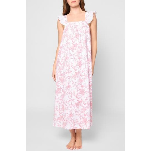 Clara Toile Pima Cotton Jersey Nightgown, Small