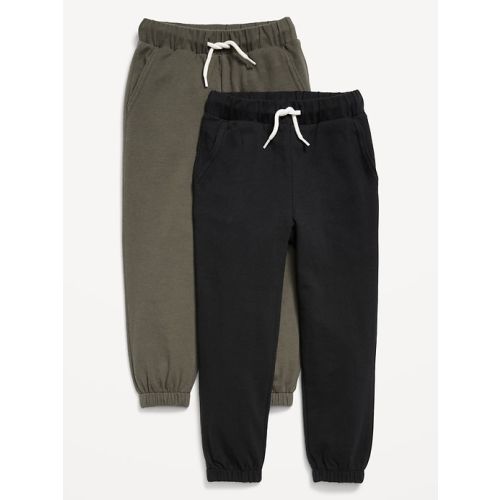 Cinched-Hem Jogger Sweatpants 2-Pack for Toddler Boys