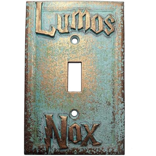Lumos/Nox Outlet Plate (Aged Patina)