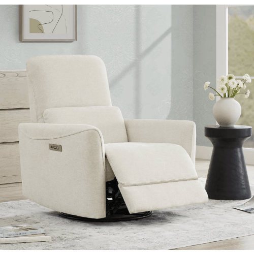 CHITA Tracee Power Swivel Nursery Glider Recliner