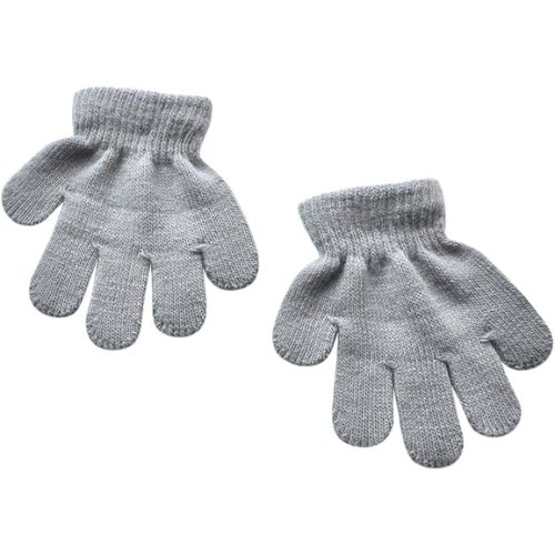 Toddler Boys and Girls Winter Knitted Writing Gloves, 1-3 Years Old