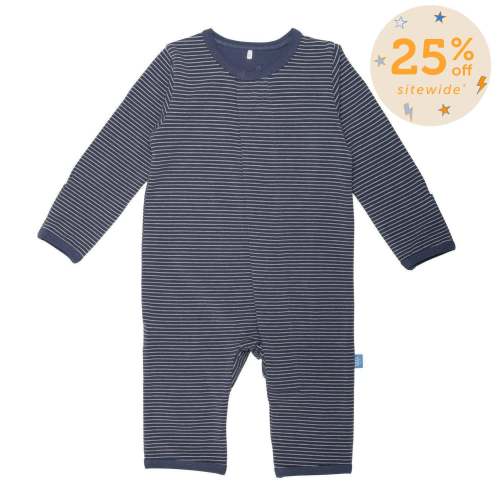 navy skinny stripe CloudStretch™ magnetic coverall – Magnetic Me