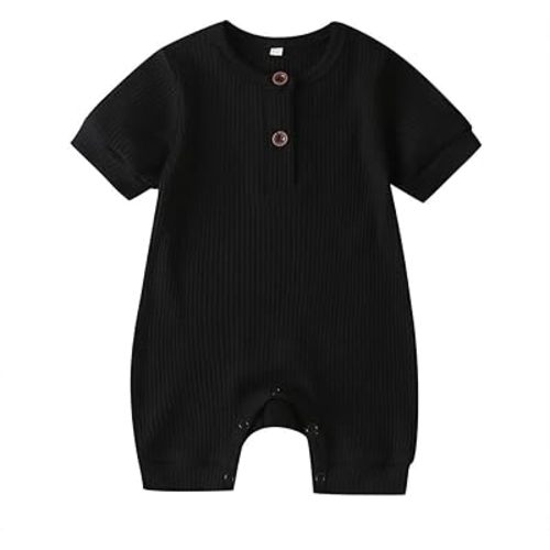 Newborn Baby Boy Girl Knitted Romper Jumpsuit Solid Long Sleeve Legging Bodysuit Playsuit Clothes Winter 0-18M