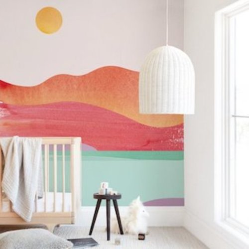 Looking Far West wall decal