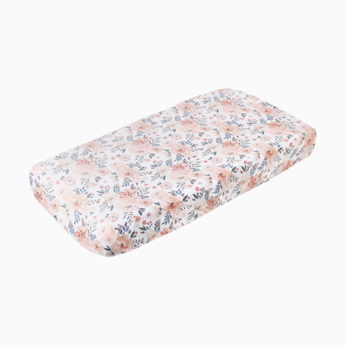 Copper Pearl Printed Premium Knit Diaper Changing Pad Cover - Autumn