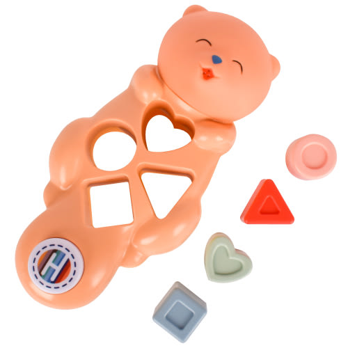 Hopscotch Lane Sea Otter Shape Sorter Bath Toy, Baby to Toddler 6+ Months, Unisex