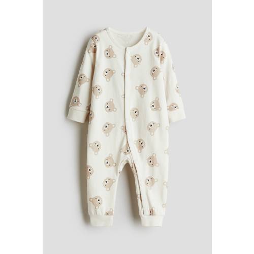 PATTERNED PAJAMA JUMPSUIT