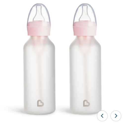 Bond® Silicone Glass Bottle 4oz or 8oz, 2pk | Munchkin