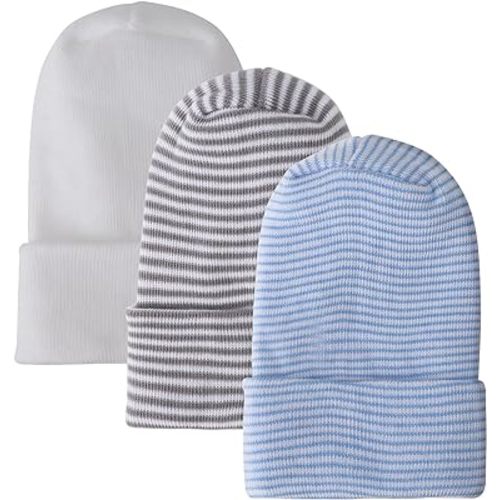 DRESHOW BQUBO Newborn Hospital Hat Infant Baby Hat Cap with Big Bow Soft Cute Knot Nursery Beanie