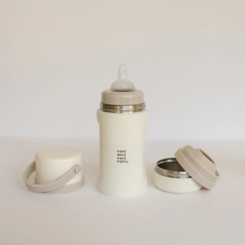 All-In-One Baby Bottle - Almond | Bee Like Kids