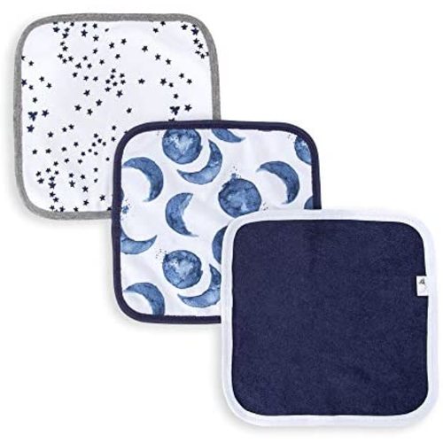 Washcloths, Absorbent Knit Terry, Super Soft 100% Organic Cotton