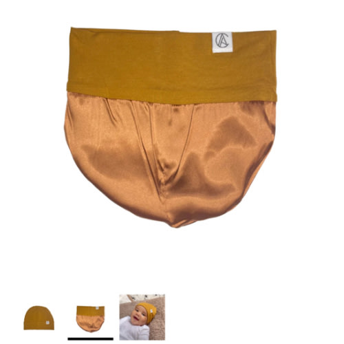 Satin Lined Jersey Beanie-Ginger – Aarin & Co.