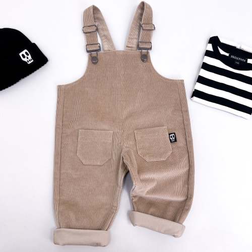 NOT SO BASIC MUSHROOM CORDUROY DUNGAREES