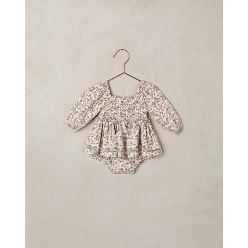 Elodie Romper Blue Garden – Noralee