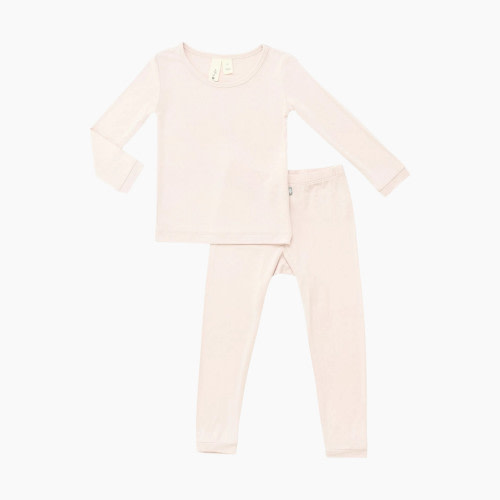 Kyte Baby Long Sleeve Toddler PJs - Blush, 2 T