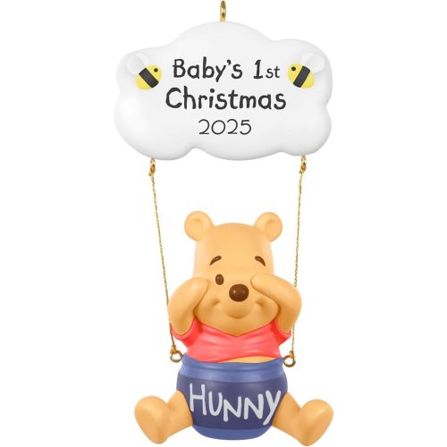 Hallmark Keepsake Christmas Ornament 2025, Disney Winnie The Pooh Baby's First Christmas 2025, Gifts for Disney Fans