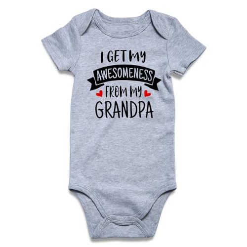 Funnycokid Baby Boys Girls Bodysuit Funny Newborn Romper Short Sleeve Infant Neutral Outfits Jumpsuit 0-12 Months