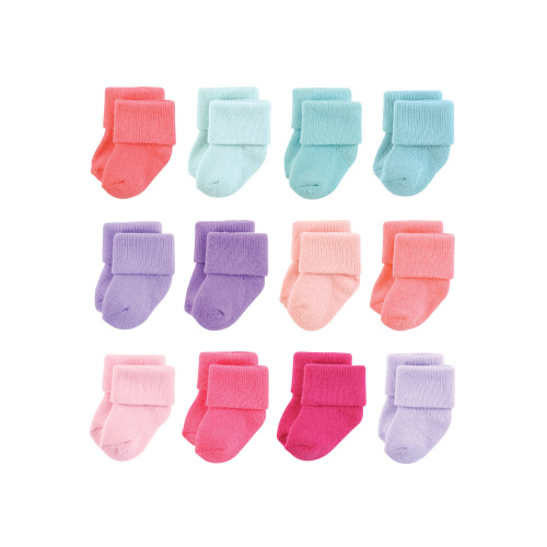 Hudson Baby Terry Socks, 12 Pack, 0-12 Months