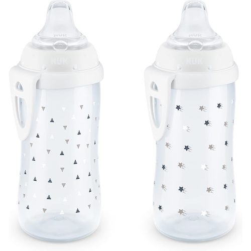 NUK Active Sippy Cup, 10 oz, 2 Pack, 12+ Months, Timeless Collection, Amazon Exclusive