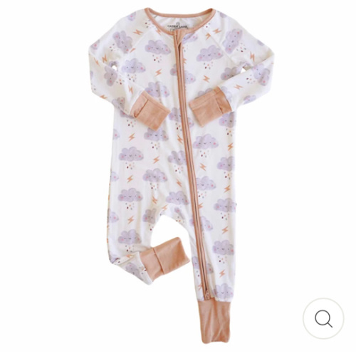 Cloudy Cuddles Convertible Zip Romper