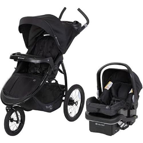 Baby Trend Expedition® Race Tec™ PLUS Jogger Travel System with EZ-Lift™ PLUS Infant Car Seat, Ultra Black