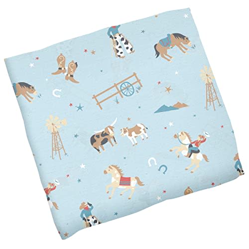 Stephen Joseph, Muslin Swaddle Blanket for Baby Girls and Boys, Newborn Receiving Blanket for Swaddling, 100% Cotton Baby Swaddle Wrap, Receiving Swaddle Wrap, 47 x 47 inches