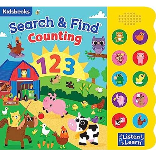 Search & Find: Counting Sound Book-With 10 Fun-to-Press Buttons, a Perfect Fun-Filled Way to Introduce Children to Counting (Search & Find 10-Button)