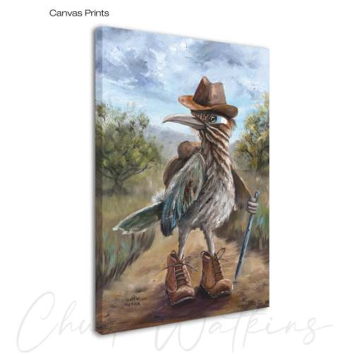 The Hiker Print by Chuck Watkins