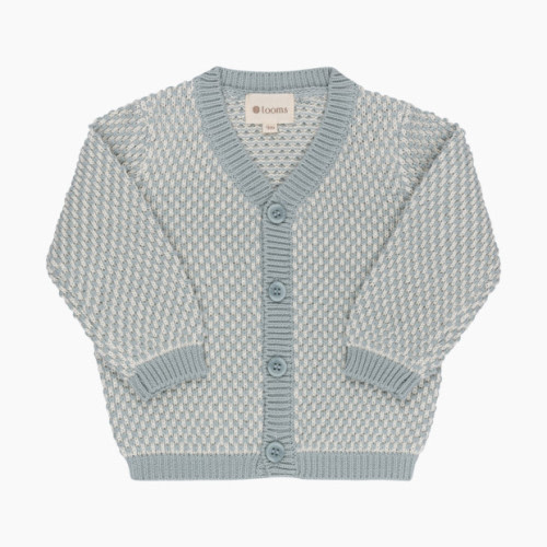 Elys & Co Bubble Knit Cardigan - Blue, 1 M