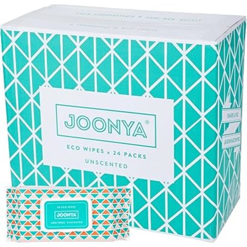 Joonya Baby Wipes - Non-Toxic, Earth-Friendly Baby Wipes for Calm, Healthy Skin - Fragrance Free Baby Wipes - Bulk Baby Wipes - 24 Packs of 80 Diaper Wipes (1920)