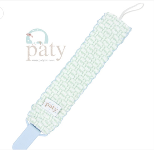 Paty Knit Pacifier Clip #289