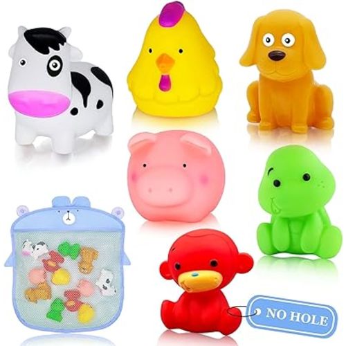 Bath Toys for Babies 6-12 Months - Mold Free Infant Bath Toys for Kids Ages 1-3 2-4 Toddler Baby Toys for 12-18-24 Months Bathtub Tub Water Pool Shower Toys 1 2 3 Year Old Boys Girls Children Gifts