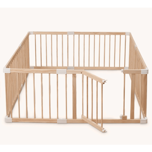 HARPPA Baby Gate Playpen Baby Fence For Babies And Toddlers, Foldable Wooden Play Gate, Playpen, DIY Playpen Foldable Wooden Playpen, Adjustable Baby Play Yard, Foldable Baby Fence, Toddler Playpen, Play Playpen, Adjustable Play Yard, Baby Playpen For Sma