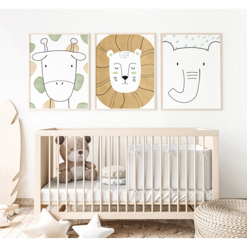 Indigo Safari Safari Nursery Art Paper Print - Unframed Prints | Wayfair