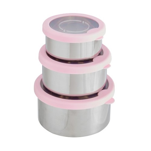 Spencer Stainless Nesting Trio | Food Storage | Pottery Barn Kids