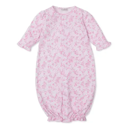 Old English Roses Pink Convertible Gown