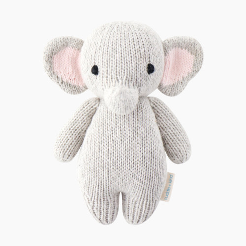 Estella Organic Cotton Handmade Baby Rattle - Elephant