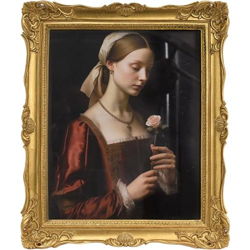 Saysmile Vintage 8x10 Picture Frame - Gold
