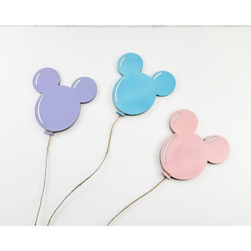 Mickey Balloon Wall Decor, Themepark Sign, Kids Room Decor, Baby Name Sign, Balloon Decor