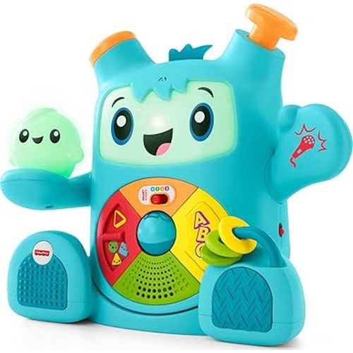 Fisher-Price Baby Learning Toy Dance & Groove Rockit with Music Lights & Activities for Developmental Play Infants Ages 6+ Months