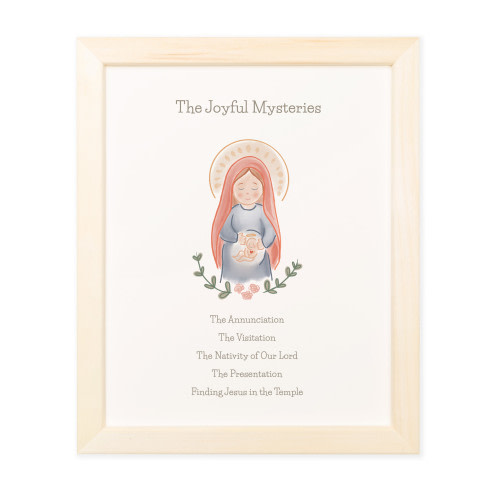Joyful Mysteries for Kids Framed Print