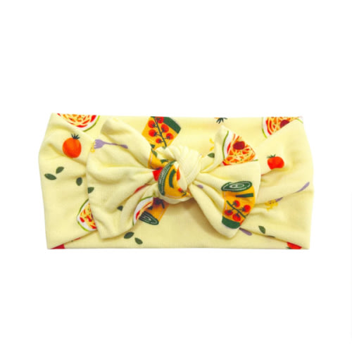 Bamboo Hair Bow – Mamma’s Spaghetti & Meatballs | Free Birdees