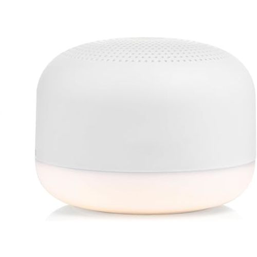 Yogasleep Travel Mini Portable White Noise Sound Machine, 6 Soothing Sounds, Volume Control, Dimmable Night Light, Sleep Therapy for Adults & Baby, USB Rechargeable, Lanyard Included